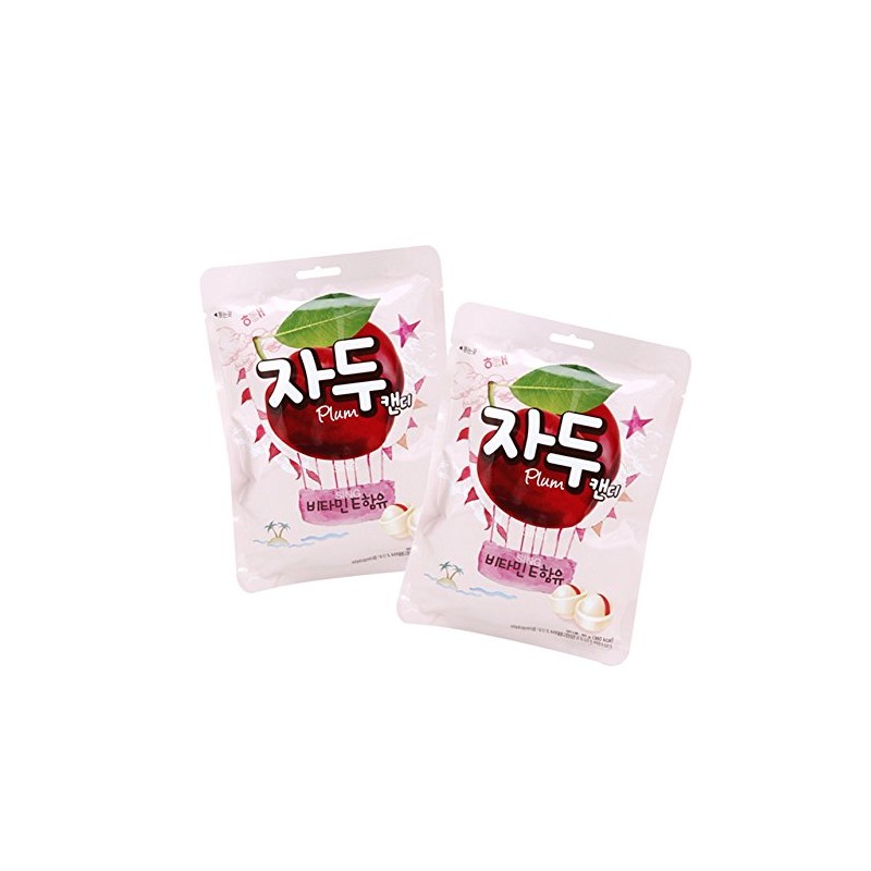 Haitai Plum Flavored Plum Candy 90g (Pack of 2)