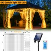 GCMacau Curtain Lights Solar 6 x 3 m Warm