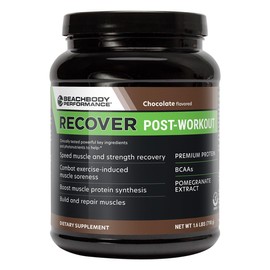 BODi Recover Whey Protein Powder Blend– Post-Workout Chocolate Whey Supplement for Muscle Recovery with 20g Protein, BCAAs, Pomegranate Extract - Fast Recovery - 20 Serving Tub