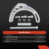 A-Premium Polished Aluminum Alternator Bracket Kit Compatible with Chevy Big