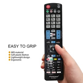 Neu Ersatz Universal-Fernbedienung AKB72915207 AKB73615303 AKB72914209 für LG TV / 3D SMART TV - Keine Einrichtung erforderlich Universalfernbedienung