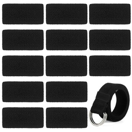 Capiant 40PCS Black Nylon Belt Keepers, Belt Holder, Backpack Strap Keeper, Elastic Loop Fasteners for Belts, Backpacks, Slings, Fits 1.57 Inch Width