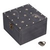Treasure Props Storage Box with Password Lock Retro Wooden Storage