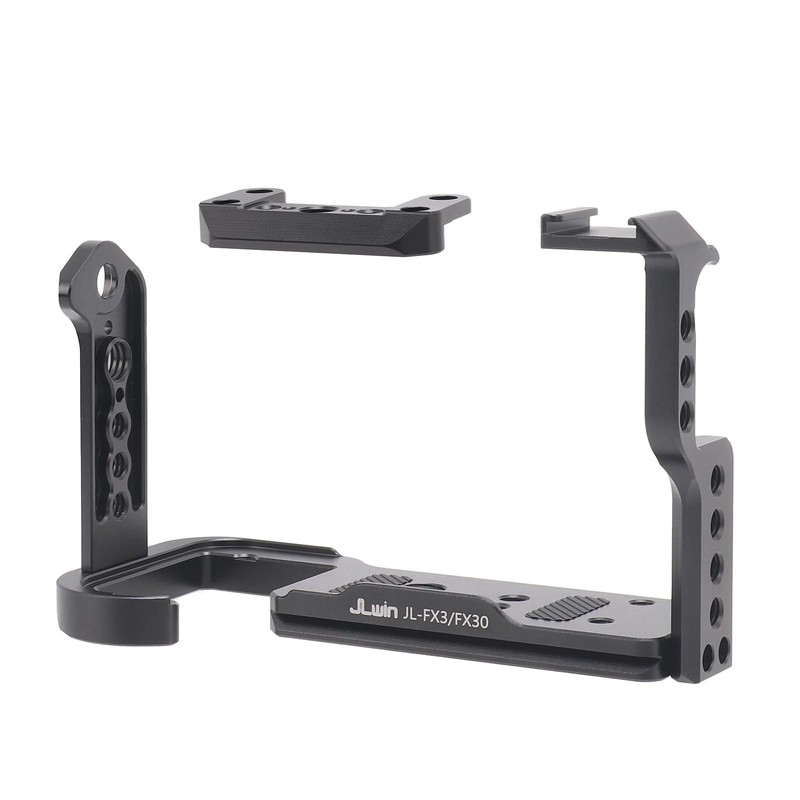 FOTGA FX3/FX30 Camera Cage with NATO Rail, Cold Shoe, 1/4"