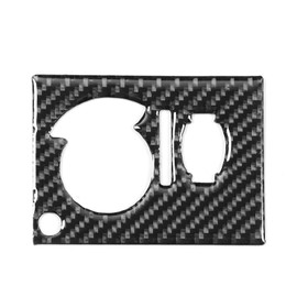 Headlight Button Trim Lamp Switch Cover Carbon Fiber Decor Fit for Dodge Challenger 2008-2014 LHDA Type