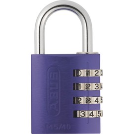 ABUS AB145/40 LILA Padlock, Lilac, 40