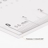 sourcing map High Precision SEC Size Estimation Chart 8cm 0.5mm