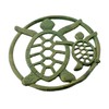 The Bridge Collection Decorative Cast Iron Sea Turtle Trivet -