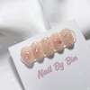 [Handmade Nail Tips] Cheek Cheek Nails - Mini Oval /