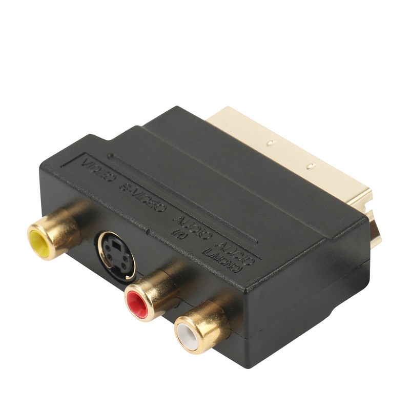 AV Cable With / Without Scart Adapter Fits For Gamecube