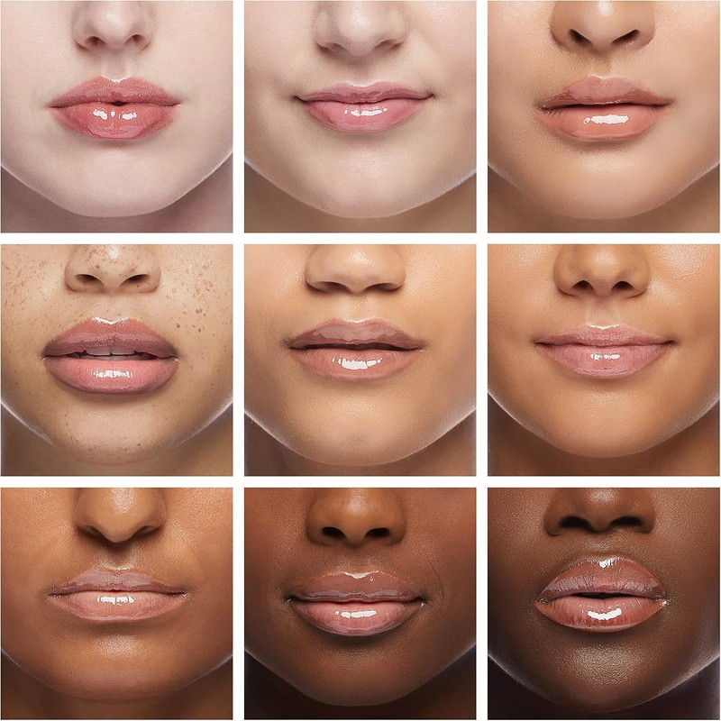 Kiss Broadway - Paquete de 6 brillos de labios transparentes