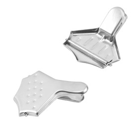 2 Pcs Lemon Slice Squeezers Stainless Steel Lemon Wedge Clips Manual Citrus Juicers for Home Kitchen Orange Lime Citrus Juicing