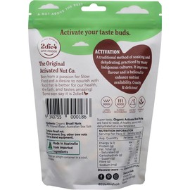 2Die4 Live Foods Activated Organic Brazil Nuts 300 g,