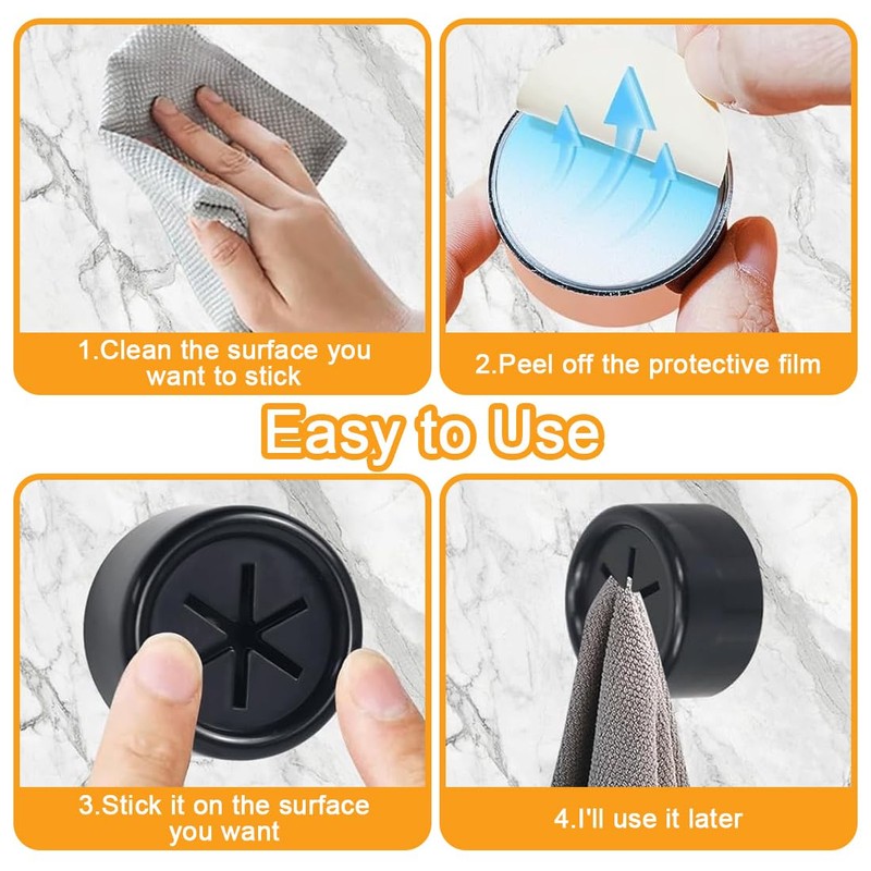 OUDQFCJ Pack of 4 Towel Rails - Camping Accessories without