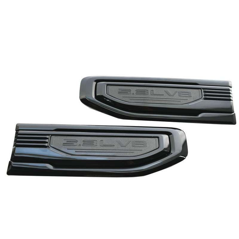 Pair Custom Kit 5.3L V8 Vent Emblems 3D Badge Left