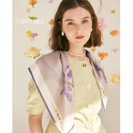 Dailyacc Hair Bandanas Scarf For Women Lightweight Fashion Neck Silk Satin Head Scarves For Sleeping Handbags Scarf