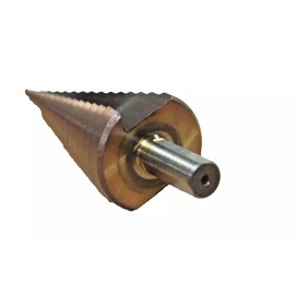 hoteche HSS Cobalt Step Drill Bit Metric 4mm to 32mm, 15 Steps, Shank 3/8" 82020608