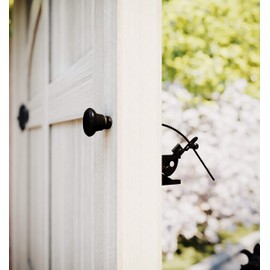 National Hardware N109-070 Gate Latch Cable Pull, Black