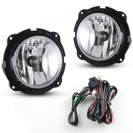 AUTOWIKI Fog Lights Fit For Ford Escape 2007 2008 2009 2010 2011 2012 Lamp Assemblies Driver Passenger Replacement