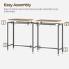YATINEY 55" Long Bar Table, Counter Bar Height Table, High