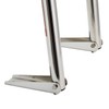 Manifish-Made 3 Step Boat Ladder, Stainless Steel Telescoping Boat Boarding