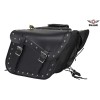 Dream Apparel PVC Black Concealed Carry Motorcycle Touring Biker Saddlebag
