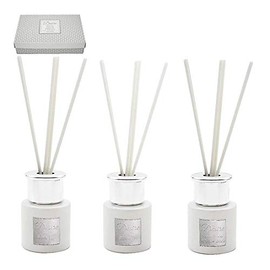 Desire Set Of 3 Diffusers, Pure Linen, White Lily Sandalwood & White Birch Fragrance By Lesser & Pavey