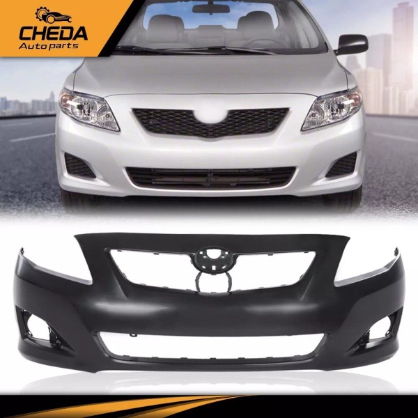 CHEDA Front Bumper Fascia Fit For 2009-2010 Toyota Corolla Sedan