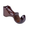 HEVSTIL 2-Pack Wood Curtain Rod Brackets,Return End Brackets for 1-2/5"