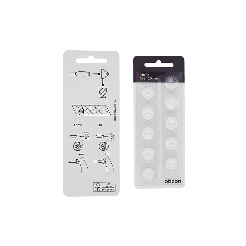 Genuine Denmark Oticon Branded, Hearing Aid Domes for Oticon MiniFit