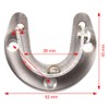 SDTC Tech 1 Inch Flange Rod Holder Heavy Duty Stainless