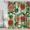 FAIRYGATE B8623 Bath Curtain, Shower Curtain, Anti-Mould, Waterproof Bathroom Curtains,