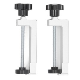 2Pcs Woodworking Fence Clamp Aluminum Alloy Multifunctional Woodworking Fence Fixing Clip