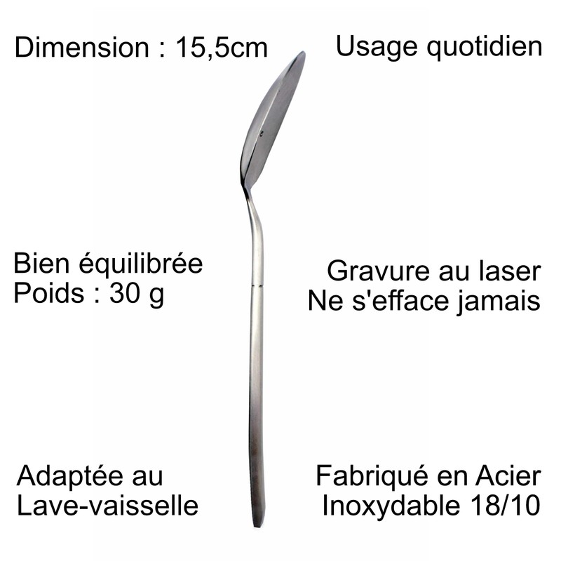 ZINELLO DESIGN - Engraved "Copine de Compet" Spoon - Original