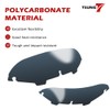 TSUNG 4.5" Smoke Round Windshield Batwing Windscreen Fit for 1996-2013