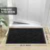Yimobra Sturdy Door Mat, Heavy Duty Front Welcome Mats for
