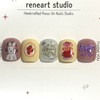 [Ar] Music Rabbit handmade nail tips drawing nail art specialist