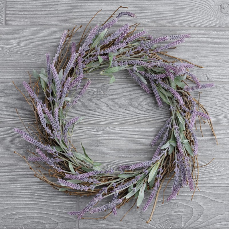 Primitives by Kathy Lavender Decorative Wreath