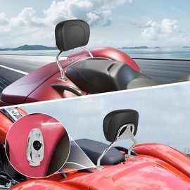 DSISIMO Detachable Passenger Backrest Sissy Bar With Back Rest Pad Compatible with for Harley Freewheeler FLRT 2015-2025 Road Glide 3 FLTRT 2023-2025