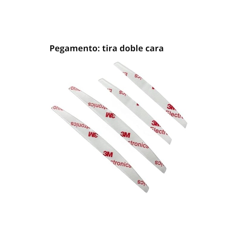 Protectores de Bordes de Puertas de Auto, 4 Piezas, Tiras