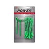 Zero Friction 1 Pack Zero Friction Power 3 Prong Lime Green Golf Tees 3" - 20/Pack