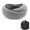Travel Neck Pillow for Airplane Rest – Snail-Style Memory Foam