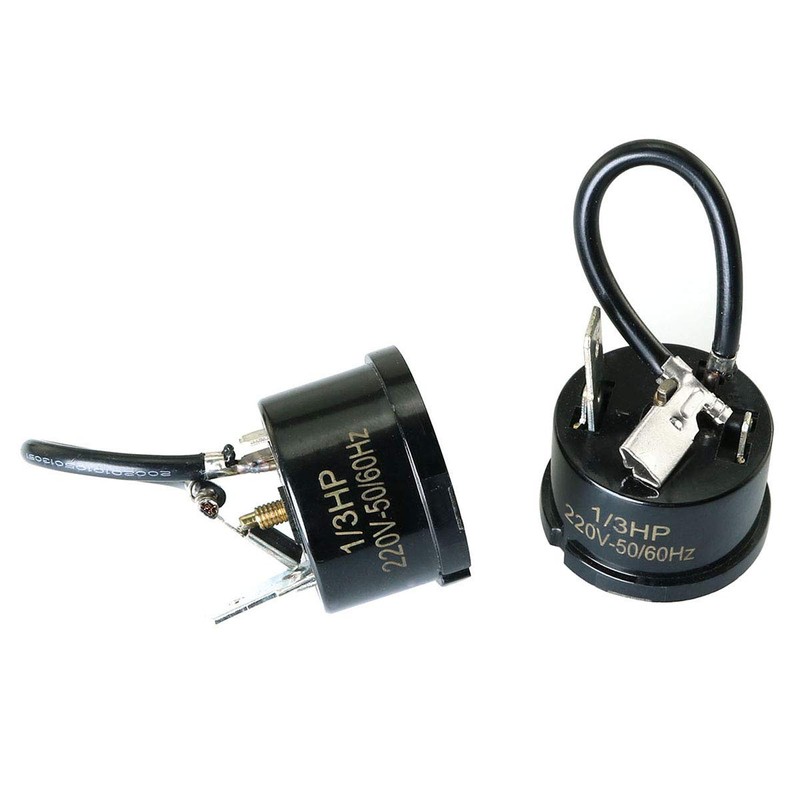 ToToT 2pcs 1/3HP-250W Refrigerator Thermal Overload Protector Compressor Replacement Part