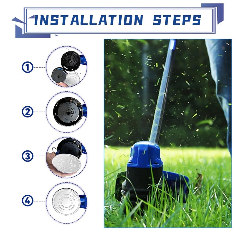 JUUJCH KST-120X Spool Compatible with Kobalt 40V Cordless String Trimmer