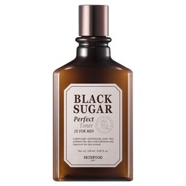 Skinfood Black Sugar Perfect Toner 2X For Men, 180ml, 1 pc / 스킨푸드 블랙슈가 퍼펙트 토너 2X 포맨, 180ml, 1개