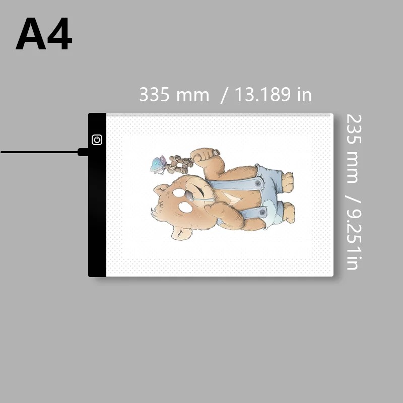 Portable LED Tracing Light Pad for Drawing – USB-Powered Copy