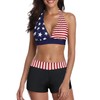 Womens 4th of July Bikini Swimsuits USA Flag Bathing Suits
