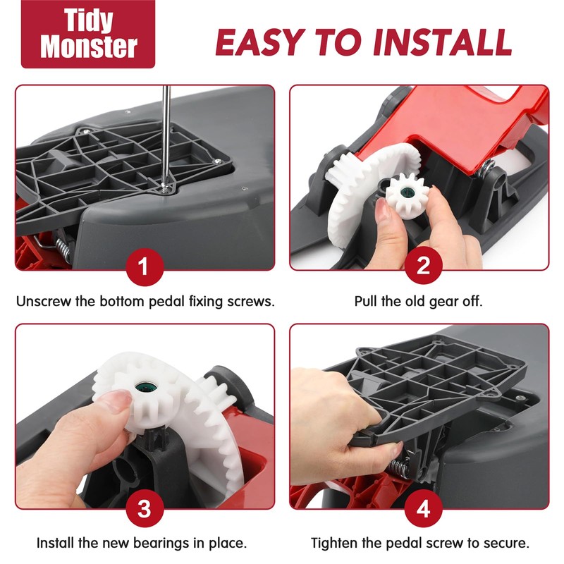 Pedal Bearing Replacement for OCedar Mop Bucket - Easy Fix