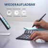 Perixx PERIBOARD-805 Ergo, Bluetooth 5.1 Faltbare ergonomische Tastatur, Ultra-dünnes tragbare