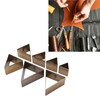 7Pcs Leather Die Cutter Hollow Punching Mold Triangular Different Sizes